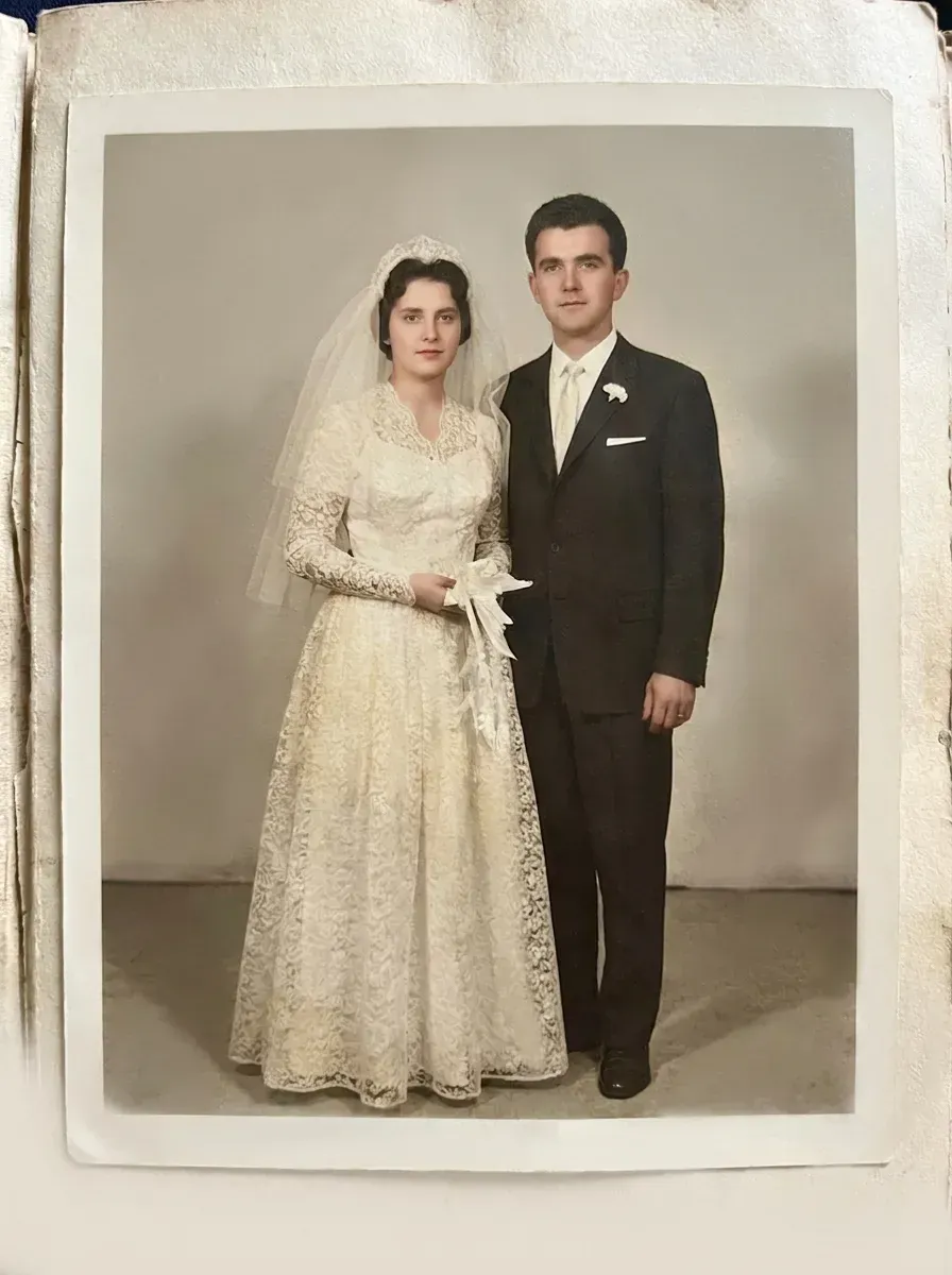 Restaurer une photo de mariage ancienne